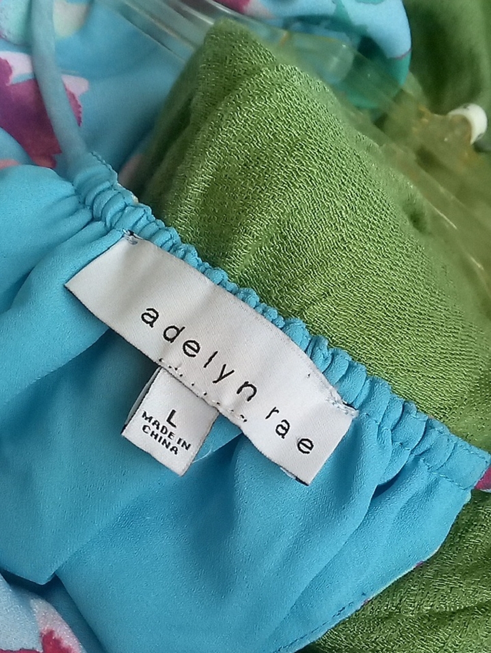 Adelyn Rae Light Blue Floral Maxi Dress - Picture 5 of 5